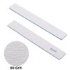 10 Pcs 80/80 Grit Nail Files for Acrylic Nails, Rectangle Nail Buffing Files Coarse Grit Double Sided Emery Boards for Nails