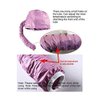 FMELAH Portable Soft Hair Drying Bonnet with Adjustable Attachment for Hand Held Hair Dryer - Salon Baking Oil Mask (Pink)