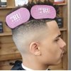 TRU BARBER Hair Grippers for Men and Women 6pcs Bundle - Salon and Barber, Hair Clips for Styling, Sectioning, Cutting and Coloring, Nonslip Grips, Hair holder (Pink)
