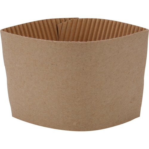 1InTheOffice Corrugated Coffee Cup Sleeves For 10oz 12oz 16 oz (50 Pack)