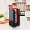 MYITYARD Coffee Cup Dispenser, Cup and Lid Organizer fits 5 to 16 oz Disposable Paper & Plastic Cups, Acrylic Cup Holder for Table Countertop, Black