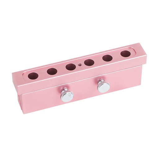 Lipstick,Lipstick Making Kit,Lipstick Maker,Diy Lip Gloss Making Kit,Lipstick Making Tool Set,Aluminum Alloy Rose Gold Dual Uses Lip Balm Maker Tool 6 Holes
