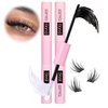 Bond and Seal Lash Glue for Eyelash Clusters 2pcs Lash Cluster Glue Strong Hold Lash Bond and Seal Waterproof Cluster Lash Glue by Ruairie
