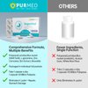 purmeo 5 in 1 High Potency H. Pylori Treatment Probiotics - Gastritis Support - 1 Per Day - Pylopass Lactobacillus Reuteri DSM17648 - No Refrigeration Needed - Made in Germany