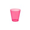Party Essentials Hard Plastic 2-Ounce Shot Glasses, Neon Pink, 60 Count