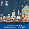 Interstellar Space Exploration Shuttle Toys for 6, 7, 8, 9, 10+ Year Old Kids Girls Boys, STEM Projects Rocket Spaceship Building Toy Kit with 4 Astronauts, Kids Creative Play Birthday Gifts, 415 PCS