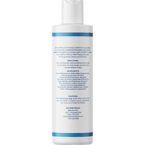 Clinical Effects Hair Therapy Conditioner - Hair Growth Conditioner for Men and Women - Deep Conditioner with Biotin, Saw Palmetto and Panthenol - Made in the USA - 8 Fl oz