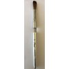 Silver Handle CRIMPED 100% Kolinsky Acrylic Nail Brush (Crimped 8)
