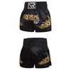Muay Thai Shorts Boxing Fight Kickboxing Grappling Training Workout Gym Shorts for Men Women Kids (as1, Alpha, m, Regular, Regular, Black 01)