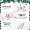 WLLHYF Headband, Gold Alloy Stars Headpiece Hair Band for Women, Girls, Kids, Party Hair Accessory for Princess, Holiday Festival, Birthday Party