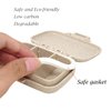 Honbay Vitamin Organizer Box Portable Travel Pill Case Healthy Eco-Friendly Wheat Straw Small Pill Box (Primary Color)