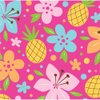 Creative Converting Pink Luau Fun 16 Count 3-Ply Paper Beverage Napkins