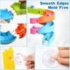 Bath Toys for Kids Ages 2-4-8 Mold Free Toddler Bath Toys 38 PCS Bathtub Shower Toys DIY Water Marble Run Slippery Slide Birthday Gift for 2 3 4 5 6 7 8 Year Old Boys Girls