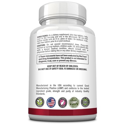 Approved Science BCAA Supplement - 60 Tablets - 2400mg - Increase Performance and Enhance Muscle Development - L-Leucine, L-Isoleucine, L-Valine - Made in USA, Non-GMO