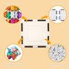 PicassoTiles Clear Transparent Magnetic Building Tiles Blocks Expansion Construction Set Magnets STEM Learning Kit Educational Toys Preschool Toddler Children Boys and Girls Ages 3+ Years