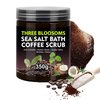 Coffee Scrub | 350g Exfoliating Body Scrub with Organic Coffee, Shea Butter, Coconut & Leaf Extracts | Anti Cellulite, Anti aging & Exfoliating | Dead Sea Salt Bath Scrub for Men and Women