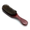 Haosie Soft Wave Hair Brush, Wood Handle Paddle Hair Brush, Natural Smoothing Hair Brush For Men & Women Fine Thin Hair