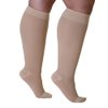 Mojo Compression Socks for Women and Men 20-30mmHg Knee High - Unisex Compression Stockings for Improving Circulation during Travel, Flights, Airplane - Beige, Small - AB201