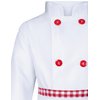 Kids Chef Costume for Boys Girls Kitchen Cooking Party Cosplay 4-5T Red