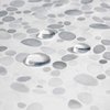 AooHome Eva Pebble Decor Shower Curtain Liner, Extra Long Bathroom Shower Curtain with 5 Bottom Magnets, Semi-Transparent, Water Repellent, 72 x 96 Inch