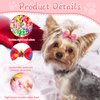 Reginary 300 Pack Dog Bows Grooming Cute Dog Hair Bows Girl with Rubber Bands Small Puppy Bowknots Colorful Hair Accessories for Dogs Puppies Pets Gift