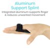 Vive Trigger Finger Splint - Support Brace for Middle, Ring, Index, Thumb and Pinky - Straightening Curved, Bent, Locked and Stenosing Tenosynovitis Hands - Tendon Lock Release Stabilizer Knuckle Wrap