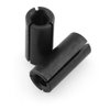 DGHAOP 2pcs 1/2" to 1/4" Router Collet Adapter Bit Shank Reduction Sleeve Tools Black Collet Shank CNC Router Tool Adapters