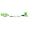212 Main Grip N Play Treat Dispensing Football Shaped Suction Cup Dog Toy Green - One Size