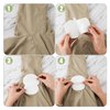 120pcs Underarm Sweat Pads, Armpit Sweat Pads Underarm Sweat Pads for Women and Men Soft Sweat Pads for Under Arms Sweat Absorbing Stickers Underarm Invisible Sweat Pads for Armpits (White)