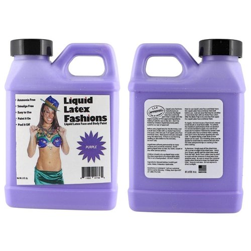 Ammonia Free Liquid Latex Body Paint 8oz Purple
