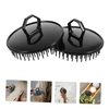 CORHAD 10Pcs Shampoo Brush Scalp Massage Brush Scalp Massaging Brush Scalp Comb Body Massager Bath Massage Brush Hair Scalp Brush Head Scrubber for Washing Hair Scalp exfoliator Bagged