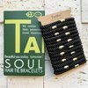 Tanha 15Pcs Hair Tie Bracelet,Hair Ties For Women Men,Ponytail Holders For Thick Hair,Strong Stretchy No Damage No Crease Hair Bands (Black)
