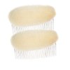 2 PCS Bump It Up Volume Inserts Hair Comb Sponge Foam Hair Base Styling Tool Accessories Decoration for Increasing Hair Making Princess Puffy Hairstyle