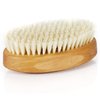 Fendrihan Genuine Boar Bristle and Pear Wood Military Hair Brush, Made in Germany VERY SOFT LIGHT BRISTLE