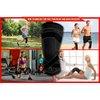 ATHLEDICT Knee Brace Compression Sleeve with Strap for Best Support & Pain Relief for Meniscus Tear, Arthritis, Running, Basketball, MCL, Jogging and Recovery for Men & Women (Black, Medium)