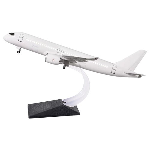 FINGERINSPIRE Model Plane Display Stand (No Plane) Black Base Clear Double Support Pillars Aircraft Model Rack Plastic Aircraft Displays Detachable Holder for Building Blocks Planes X-Wing Fighter