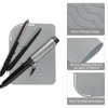 HARFINGTON Silicone Iron Hair Curling Pad, Multipurpose Iron Hot Resistant Mat Hair Curling Plate for Hair Straightener, Hair Rollers and Hair Styling Tools, Grey