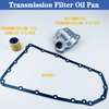 YzusGomumu 31728-1XF0A Car Automatic Transmission Filter Oil Pan Gasket Kit Compatible with Nissan Rogue Juke Mitsubishi Lancer Outlander Dodge Caliber Jeep Compass Patriot Replaces 31728-1XF02