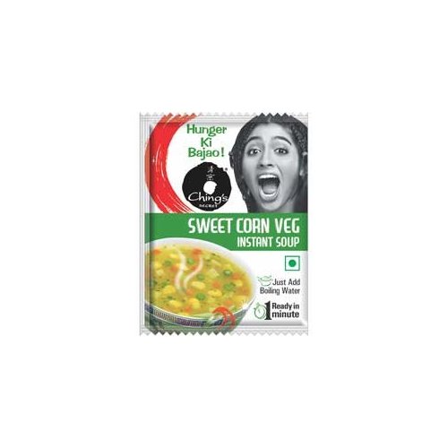 CHING'S SWEET CORN VEG INSTANT SOUP PACK OF 10 (15 grams each) - India