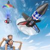 Rocket Launcher, 200 Feet of Flight Altitude, Model Rocket Kits with Launch Set, Ultra-high Flying Air Rocket Toy Outdoor Toys for Ages 8-13, Birthday Gift for Kids Boys & Girls