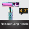 WEISHI Safety Razor Butterfly Open Double Edge Elegant Rainbow Color
