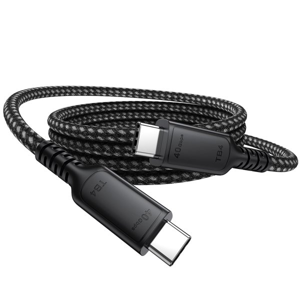 USB C Monitor Video Display Cable 6ft, 8K@60Hz 4K@120Hz USB 4 Cable, 40Gbps USBC Data Transfer Cables, 240W Power Charging for Thunderbolt iPhone 16/ 15 Pro Max Tablets Laptops and All USB-C Devices