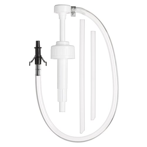 Slippery Pete - Fluid Pump for Wide-Mouth Quart Bottles - 8cc per Pump Stroke and 3rd Hand Adapter, Transfer Gear Oil, Transmission and Differential Fluid (38mm)