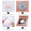 FantasyDay Pro 6 Colors 3D Baked Rainbow Highlighter Eyeshadow Makeup Palette Xmas Cosmetic Blusher Shimmer Powder Contouring Kit Unicorn Blush
