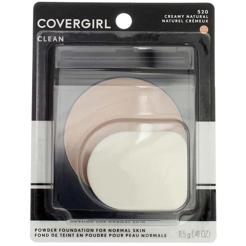 CoverGirl Simply Powder Foundation, Creamy Natural [520] 0.41 oz (Pack of 3)