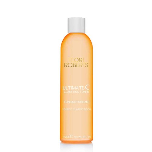 Ultimate-C Clarifying Toner by Flori Roberts, Facial Toner for Women of Color or Deeper Skin Tones, Protects Against Signs of Aging, Refreshing, Hydrating, Calming, Alcohol-Free