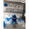 iPartycool 50Pcs Happy Birthday Balloon Decorations, 3D Premium Reusable Aluminum Foil Birthday Banner and Ecofriendly Big Star and Latex Balloons Set for Birthday Party Decorations and Supplies