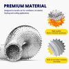 iPower 4 Inch 8 Feet Non-Insulated Flex Air Aluminum Ducting Dryer Vent Hose for HVAC Ventilation, 2 Pack, 4 Clamps included