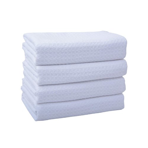 VIVOTE Microfiber Kitchen Towels DIY Sublimation Blank White Tea Towel Waffle Weave Dish Towels Super Absorbent Soft Fast Drying Dish Cloths Reusable Cleaning Cloths 4Pack White 16 Inch X 24 Inch