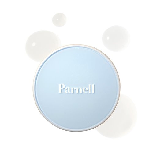 Parnell Glacial Biome Water No-Sebum Cushion - Hyaluronic Acid, Mineral Water, Collagen, Oil Absorbing, Cooling and Hydrating Blotting Water Powder Cushion for Oily and Dry Skin (0.35 Fl Oz / 10g)